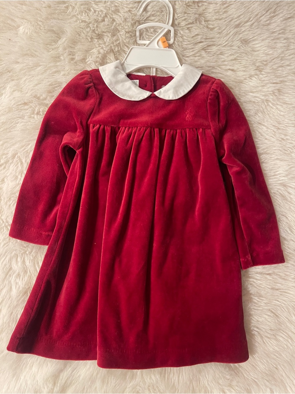 Ralph Lauren
Girls' Velour Dress & Bloomer - Baby size: 12mos
